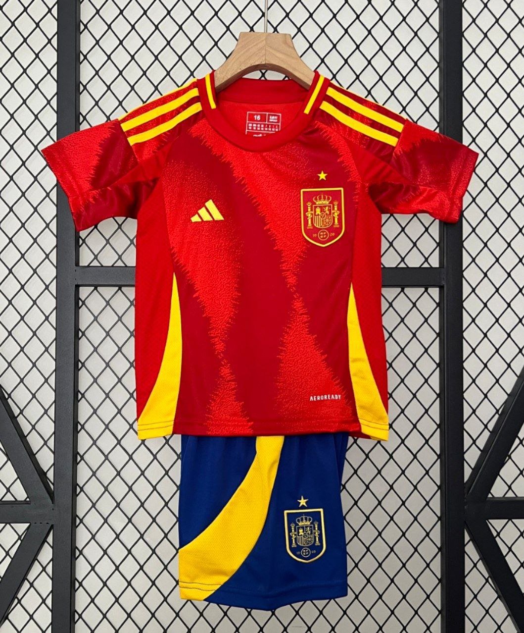 2024 kids Spain jersey home