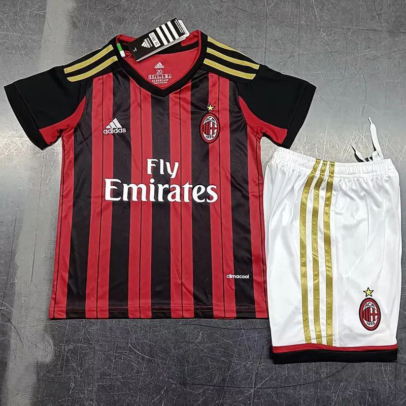 2013-2014 Ac Milan Home Kids Retro Shirt Jersey Shirt Jersey