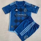 24-25 Sporting Kansas City Away Youths Shirt Jersey Kids Kit