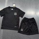 24-25 Corinthian Shirt Jersey Away kids kit black