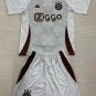 24-25 Ajax Grey Concept Edition Kit Kids Shirt Jersey