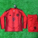 kids kit 24-25 Bayern home long sleeves jersey