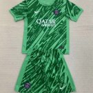 kids kit 24-25 PSG GK green jersey