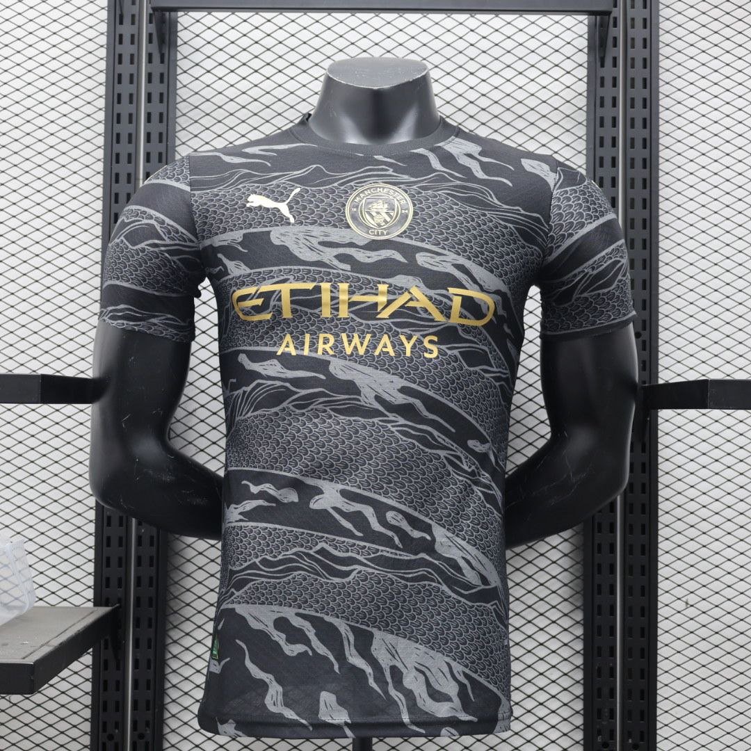 24-25 Man City special version black dragon jersey size S-2XL