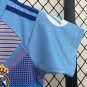 24/25 Kids Real Madrid Goalkeeper Shirt Jersey Blue