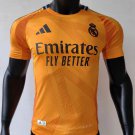 Real Madrid 2024-25 Away Shirt Jersey Orenge