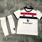 kids kit 24-25 Man United third with white pants jersey
