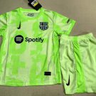 kids kit 24-25 Barcelona third Away jersey