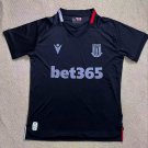 24-25 Stoke City away black soccer jersey