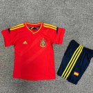 kids kit Retro Shirt Jersey 2012 Spain home jersey