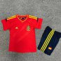 kids kit Retro Shirt Jersey 2012 Spain home jersey