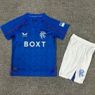 kids kit 24-25 Rangers home soccer jersey