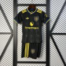 Jersey Manchester United 2025/26 kids M-U Third Away Youth Jersey Manchester United Kids Soccer