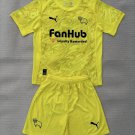 Kids 25-26 Derby County Jerey GK Yellow Soccer jersey Kit Soccer Derby County Goalkeeper 25-26