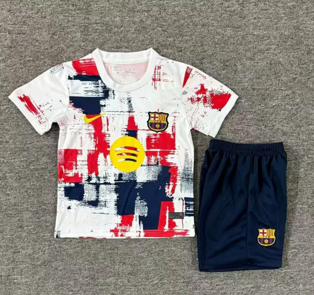 kids Kit 25-26 Barcelona Special Version Soccer jersey Youth Shirt Jersey Barcelona 2025-26 New