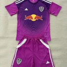 Jersey 25-26 Leeds Goalkeeper Kids Kit Orange Soccer jersey children Youth Leeds Gk  2025-26 New