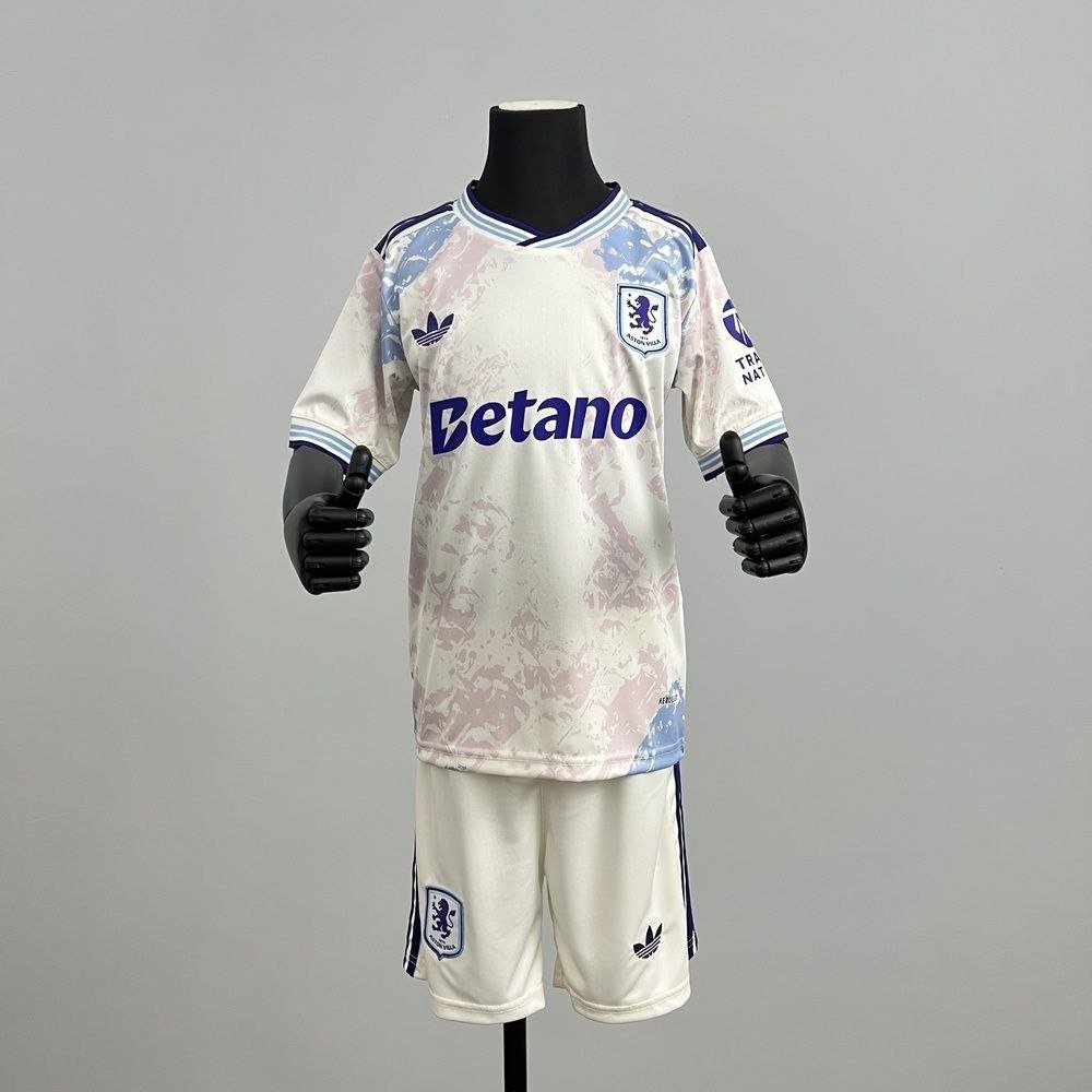 Kids Kit 25/26 Aston Villa third Away Shirt Jersey Aston Villa Shirt Youths children 2025-26