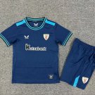 Kids Kit Athletic Bilbao 25-26 Shirt Jersey Away Soccer Shirt Jersey children Kit Youths 2025-26