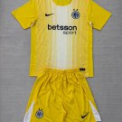 Kids Kit Inter Milan Jersey 25-26 Goalkeeper Yellow Soccer Jersey children Inter Kit Soccer Football