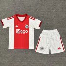 Kids kit 25-26 Shirt Jersey Ajax Home Soccer Football Ajax Shirt Jersey Youth Kit Children 2025-2026