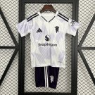 25/26 Shirt Jersey Kids Kit Manchester United Away Shirt Jersey Youth Kit Children 2025-26