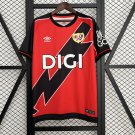 25/26 Shirt Jersey Rayo Vallecano Away Shirt Soccer Rayo Vallecano Shirt Jersey New 2025-2026