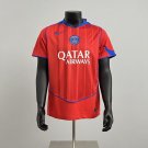25/26 Shirt Jersey PSG Third Away Soccer Football Shirt Red PSG Shirt Jersey 2025-2026
