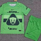 25-26 Kids Kit Shirt Jersey Pumas Goalkeeper Green Soccer GK Pumas Shirt Jersey 2025-2026 New