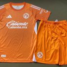 kids Shirt Jersey 25-26 Club America Goalkeeper Orange Soccer Youth Kit 2025-2026