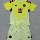 Kids Kit 25-26 Miami Shirt Jersey Goalkeeper Light Yellow Soccer Shirt Jersey GK Miami 2025-2026