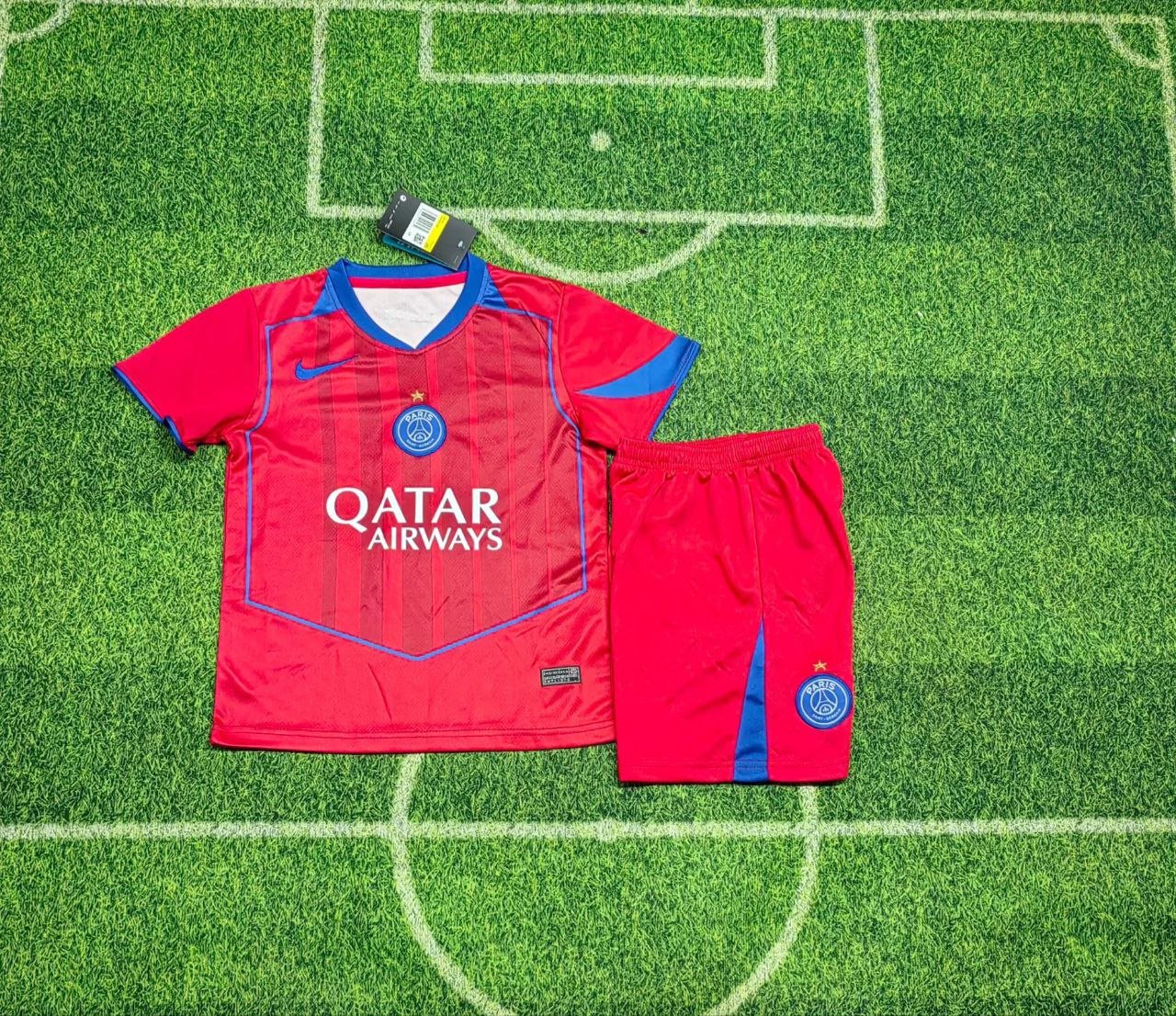 kids kit 25-26 PSG Third Jersey Soccer With Star Youth Kit Children PSG Jersey 2025-2026 New
