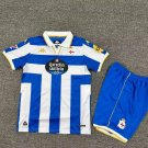 25-26 Jersey kids kit Deportivo De La Coruna Home Soccer Youth Kit Children Deportivo Jersey