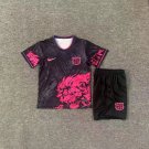 Kids Kit Shirt Jersey 25-26 Barcelona Pink Soccer Shirt Jersey Youth Kit Barcelona 2025-2026 New