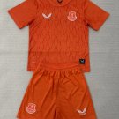kids kit 25-26 Everton Jersey Goalkeeper Orange Soccer Children Kit Youth Everton GK New 2025-2026