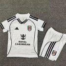 Kids Kit 25-26 Fulham Shirt Jersey Home Soccer Youth