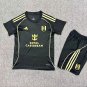 Kids Kit 25-26 Fulham Third Soccer Shirt Jersey Youth