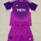 Kids Kit 25-26 Austin Jersey Goalkeeper Soccer Youth Kit Children Austin 2025-2026 Jersey New