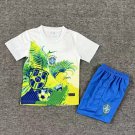 Kids Kit 25-26 Brazil Jersey special version Soccer Youth Kit Children Brazil 2025-2026 Jersey New