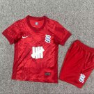 Kids Kit 25-26 Birmingham City Shirt Jersey Home Soccer Youth Kit Children Birmingham City 2025-2026
