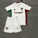 Kids Kit 25-26 Fluminense Jersey Away Soccer Youth Kit Children Fluminense 2025-2026 Jersey New