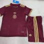 Kids Kit 25-26 Mexico Jersry Gold Cup Red Soccer Shirt Jersey Youth Kit
