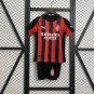 Kids Kit 25-26 AC Milan Jersey Home Soccer Youth Kit Children AC Milan 2025-2026 Jersey New