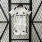 Kids Kit 25-26 Real Madrid Jersey Home Soccer Youth Kit Children Real Madrid 2025-2026 Jersey New