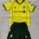 Kids Kit 25-26 Wrexham Jersey Away Soccer Youth Kit Children Wrexham 2025-2026 Jersey New