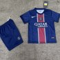 Kids Kit 25-26 PSG Jersey Blue Soccer Youth Kit Jersey Paris Saint-Germain 2025-2026 Home