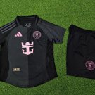 Inter Miami Shirt Jersey kids kit 25-26 Miami Black Soccer Shirt Jersey Youth Kit 2025-2026