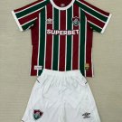 Kids Kit 25-26 Fluminense Jersey Home Soccer Football Youth Kit Children Jersey Fluminense 2025-2026