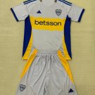 Kids Kit 25-26 Jersey Boca Juniors Grey Special Verson Soccer Jersey Youth Kit Boca Juniors