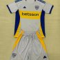 Kids Kit 25-26 Jersey Boca Juniors Grey Special Verson Soccer Jersey Youth Kit Boca Juniors