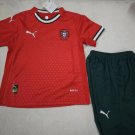 Kids Kit 25-26 Portugal Shirt Jersey Home Soccer Shirt Jersey Youth Kit Portugal Home Red 2026 New